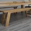 Deluxe Oak Standard Bench