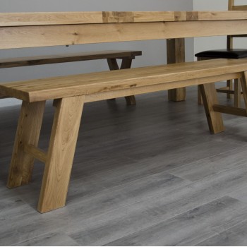 Deluxe Oak Standard Bench