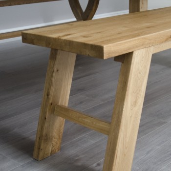 Deluxe Oak Standard Bench