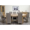 Deluxe Oak Super Oval Extending Dining Table Deluxe Oak Super Oval Extending Dining Table