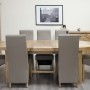 Deluxe Oak Super Oval Extending Dining Table