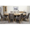 Deluxe Oak Super Oval Extending Dining Table Deluxe Oak Super Oval Extending Dining Table