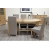 Deluxe Oak Super Oval Extending Dining Table Deluxe Oak Super Oval Extending Dining Table