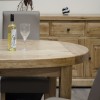 Deluxe Oak Super Oval Extending Dining Table