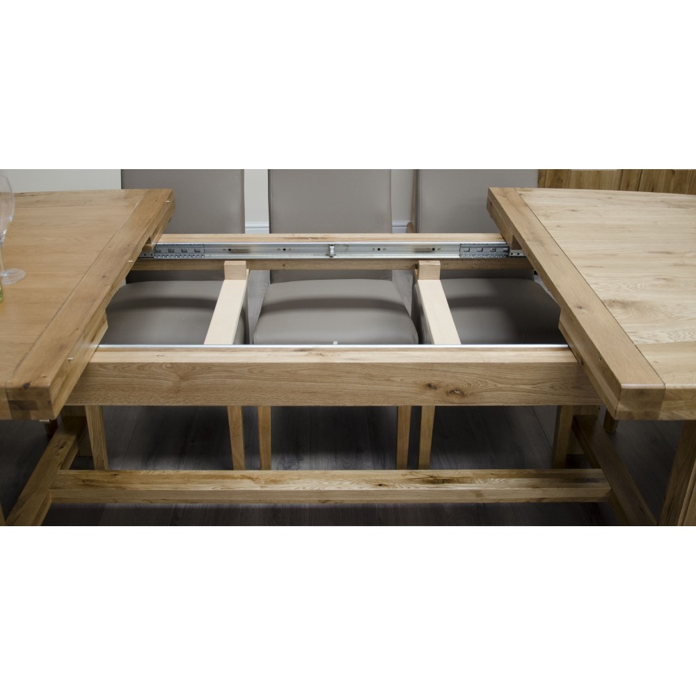 Deluxe Oak Super Oval Extending Dining Table Deluxe Oak Super Oval Extending Dining Table