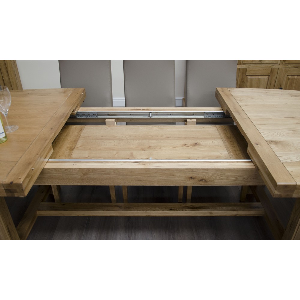 Deluxe Oak Super Oval Extending Dining Table Deluxe Oak Super Oval Extending Dining Table