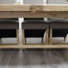 Deluxe Oak Super Oval Extending Dining Table
