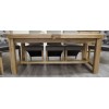 Deluxe Oak Super Oval Extending Dining Table Deluxe Oak Super Oval Extending Dining Table
