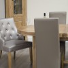 Deluxe Oak Super Oval Extending Dining Table