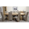 Deluxe Oak Super Oval Extending Dining Table Deluxe Oak Super Oval Extending Dining Table