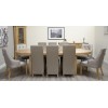 Deluxe Oak Super Oval Extending Dining Table Deluxe Oak Super Oval Extending Dining Table