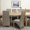Deluxe Oak Super Oval Extending Dining Table