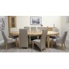 Deluxe Oak Super Oval Extending Dining Table Deluxe Oak Super Oval Extending Dining Table