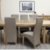 Deluxe Oak Super Oval Extending Dining Table