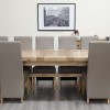 Deluxe Oak Super X Leg Extending Dining Table