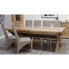 Deluxe Oak Super X Leg Extending Dining Table