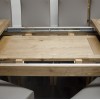 Deluxe Oak Super X Leg Extending Dining Table