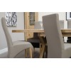 Deluxe Oak Super X Leg Extending Dining Table
