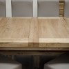Deluxe Oak Super X Leg Extending Dining Table