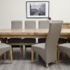 Deluxe Oak Super X Leg Extending Dining Table