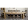 Deluxe Oak Super 2400 Twin Leaf Extending Dining Table