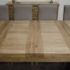 Deluxe Oak Super 2400 Twin Leaf Extending Dining Table