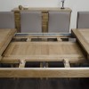 Deluxe Oak Super 2400 Twin Leaf Extending Dining Table