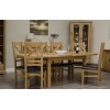Deluxe Oak Oval Extending Dining Table Deluxe Oak Oval Extending Dining Table