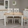 Deluxe Painted 1200 Extending Dining Table and Chairs Set