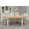 Deluxe Painted Oval Extending Dining Table