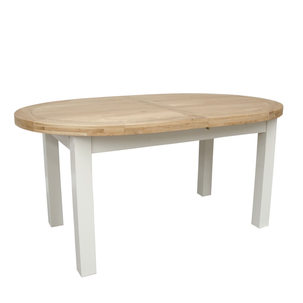 Deluxe Painted Oval Extending Dining Table