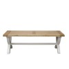 Deluxe Painted X Dining Bench
