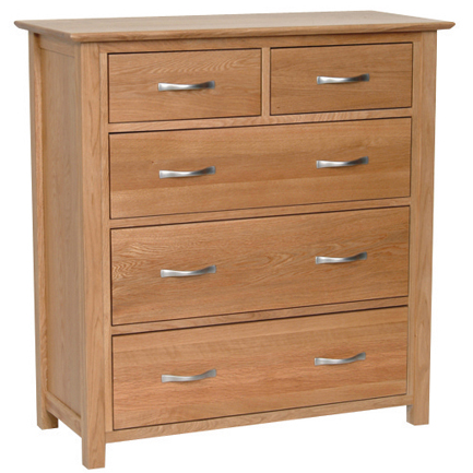 Devonshire New Oak 2 over 3 Chest of Drawers