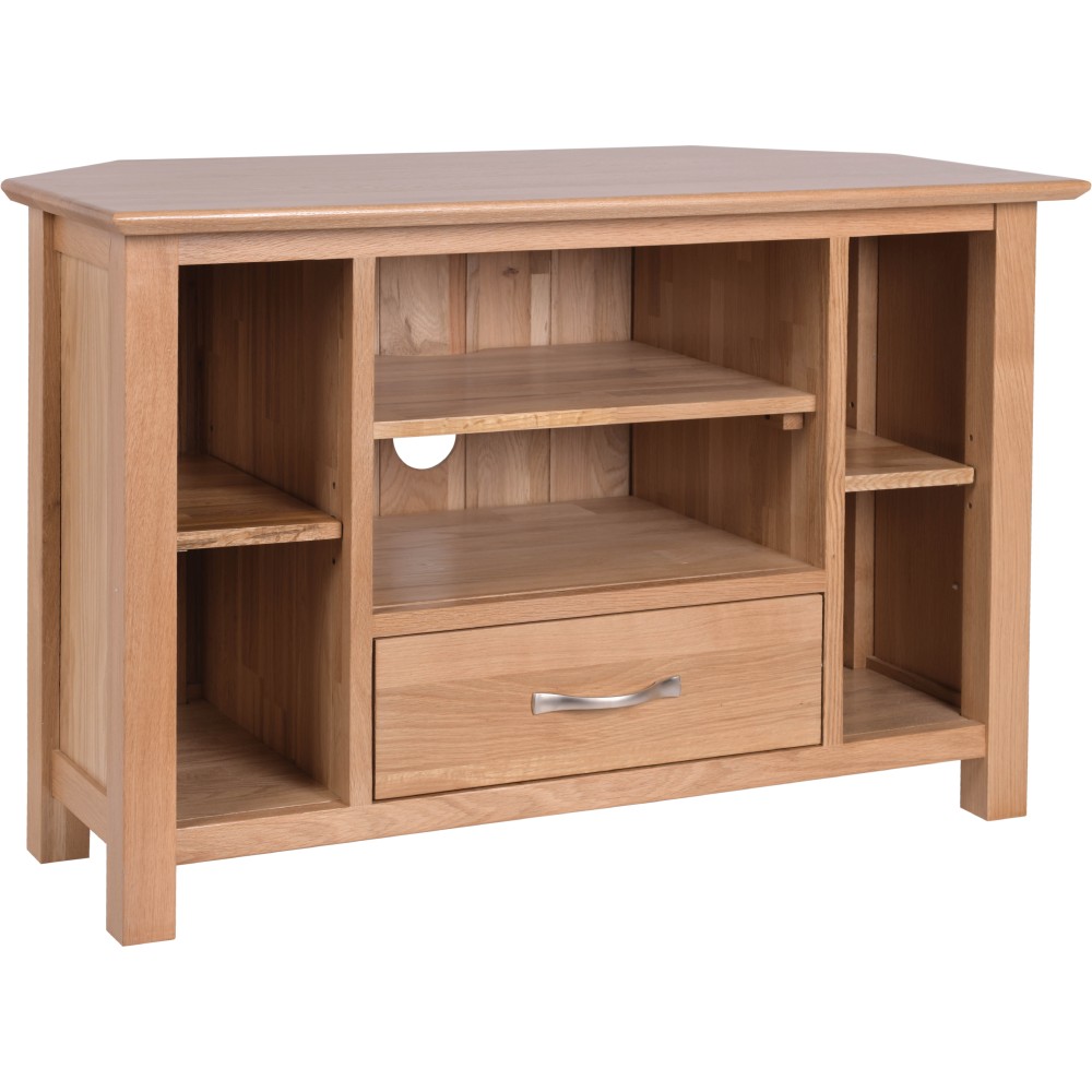 Devonshire New Oak Corner TV Cabinet