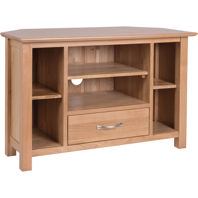 Devonshire New Oak Corner TV Cabinet
