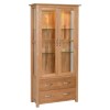 Devonshire New Oak Display Cabinet