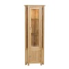 Devonshire New Oak Corner Display Cabinet