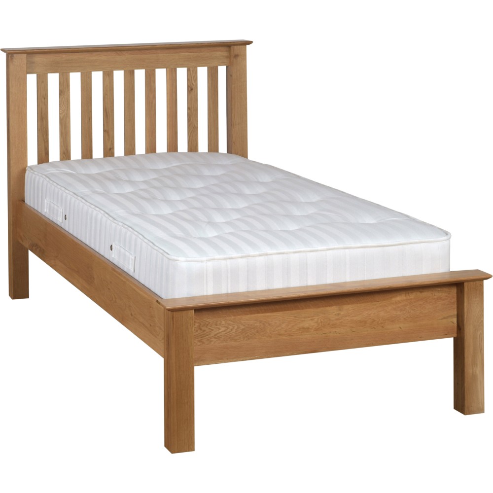 Devonshire New Oak Single L.F.E Bed