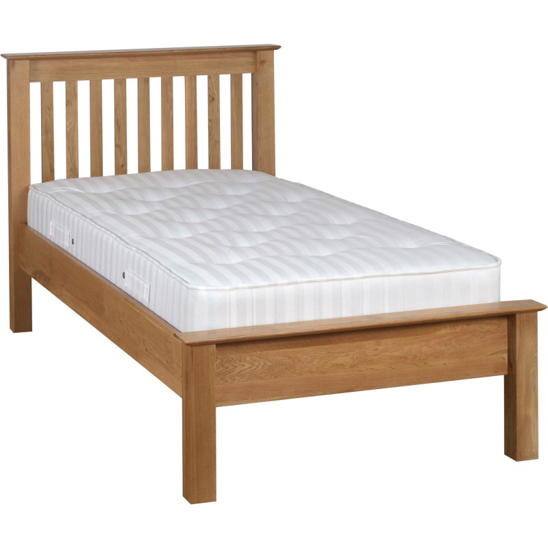 Devonshire New Oak Single L.F.E Bed