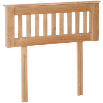 Devonshire New Oak Double Headboard