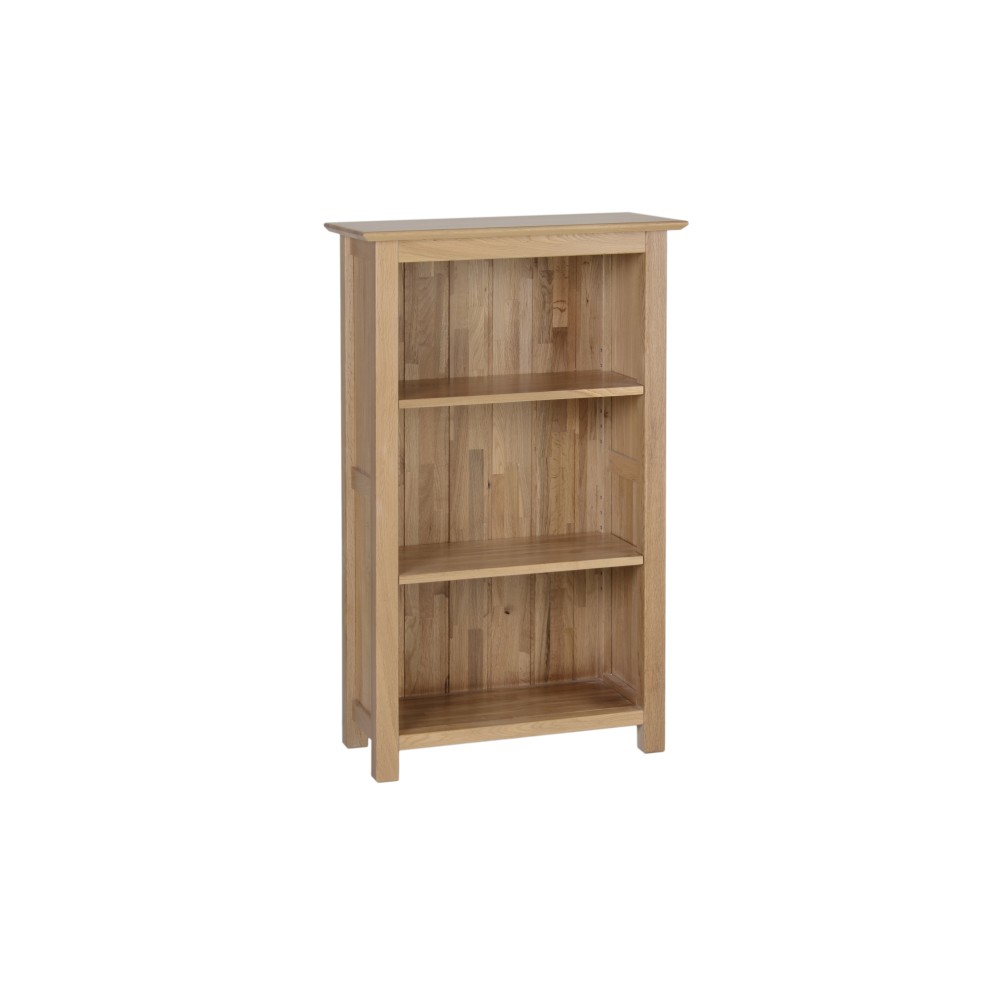 Devonshire New Oak Small Narrow Bookcase