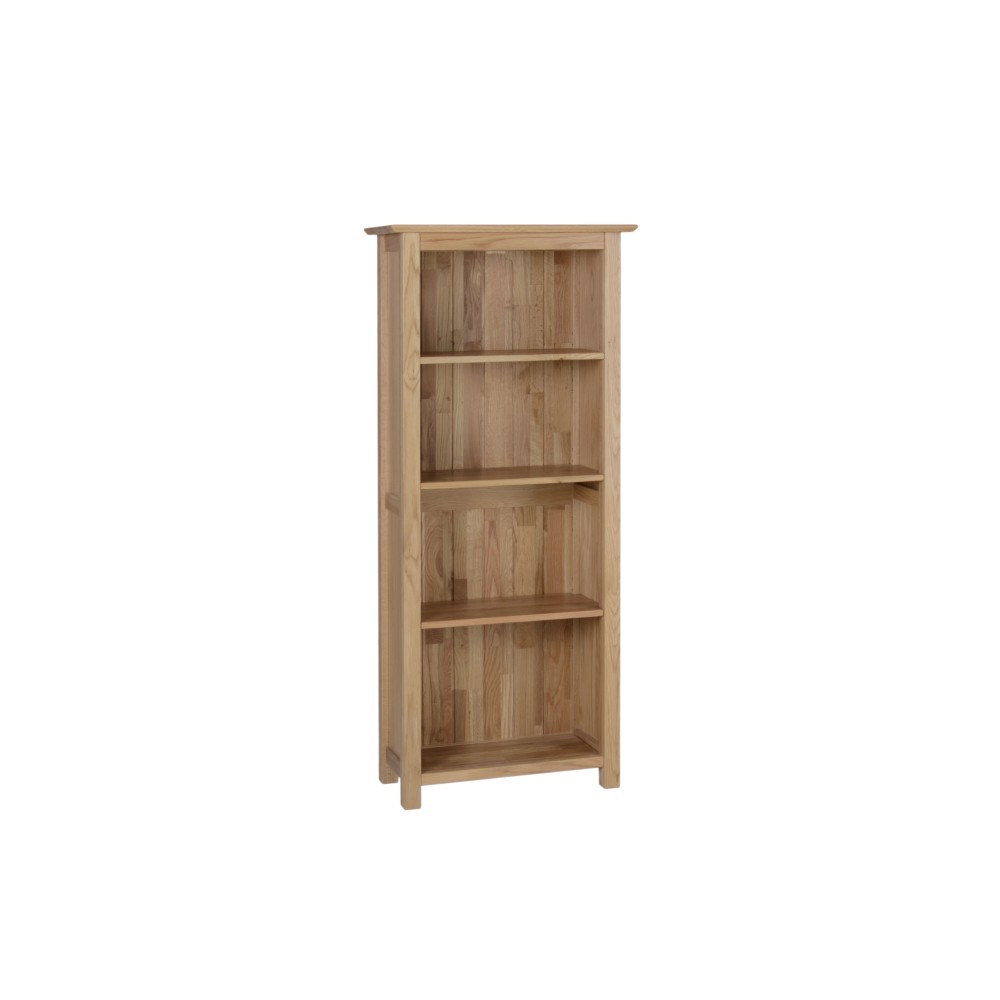 Devonshire New Oak Medium Narrow Bookcase