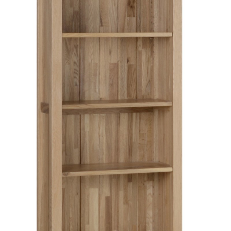 Devonshire New Oak Large Narrow Bookcase