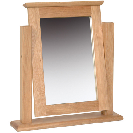 Devonshire New Oak Single Dressing Table Mirror