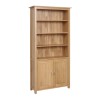 Devonshire New Oak Bookcase with Cupboard Devonshire New Oak Bookcase with Cupboard