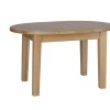 Devonshire New Oak Small D End Extending Table
