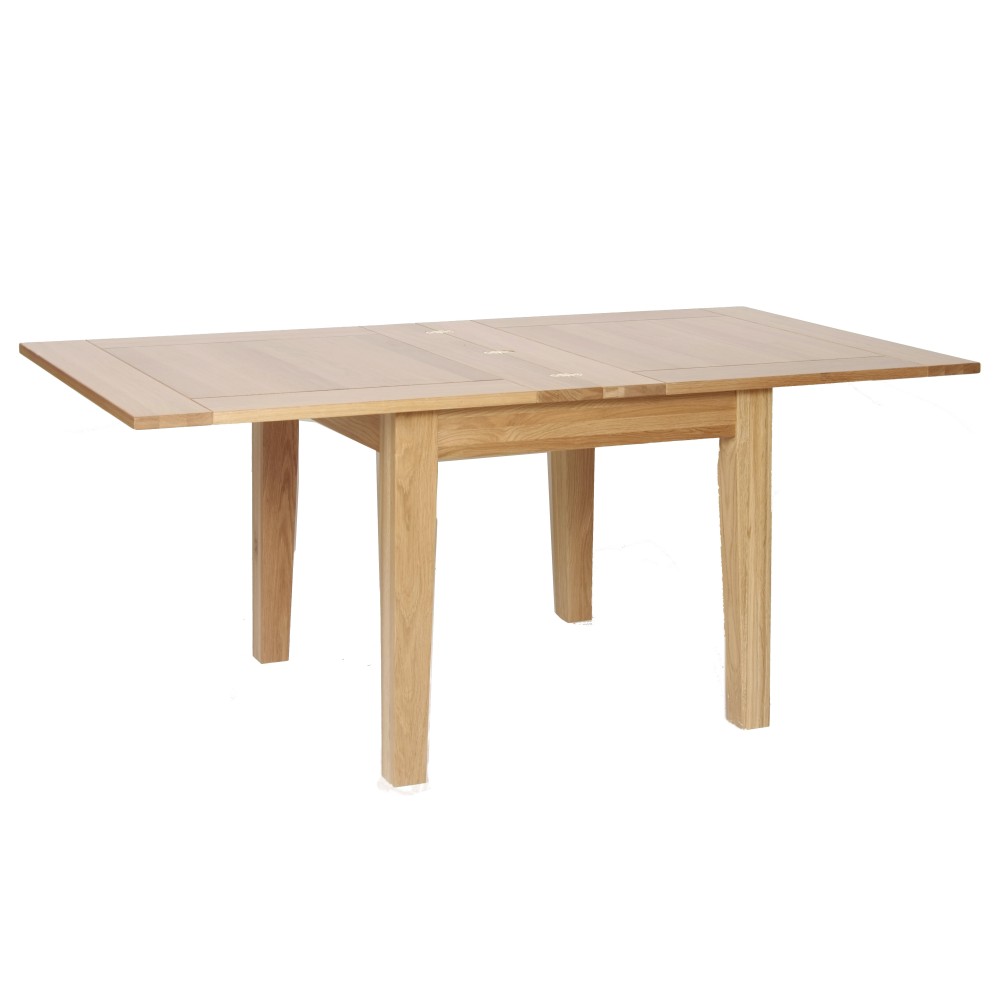 Devonshire New Oak Small Flip Top Extendable Table