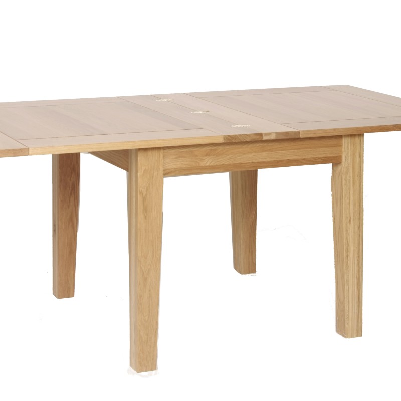 Devonshire New Oak Small Flip Top Extendable Table