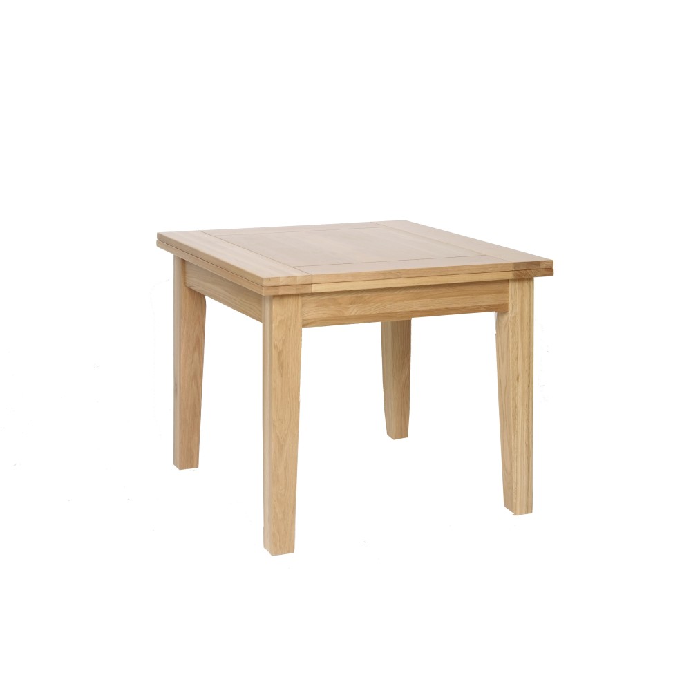 Devonshire New Oak Small Flip Top Extendable Table
