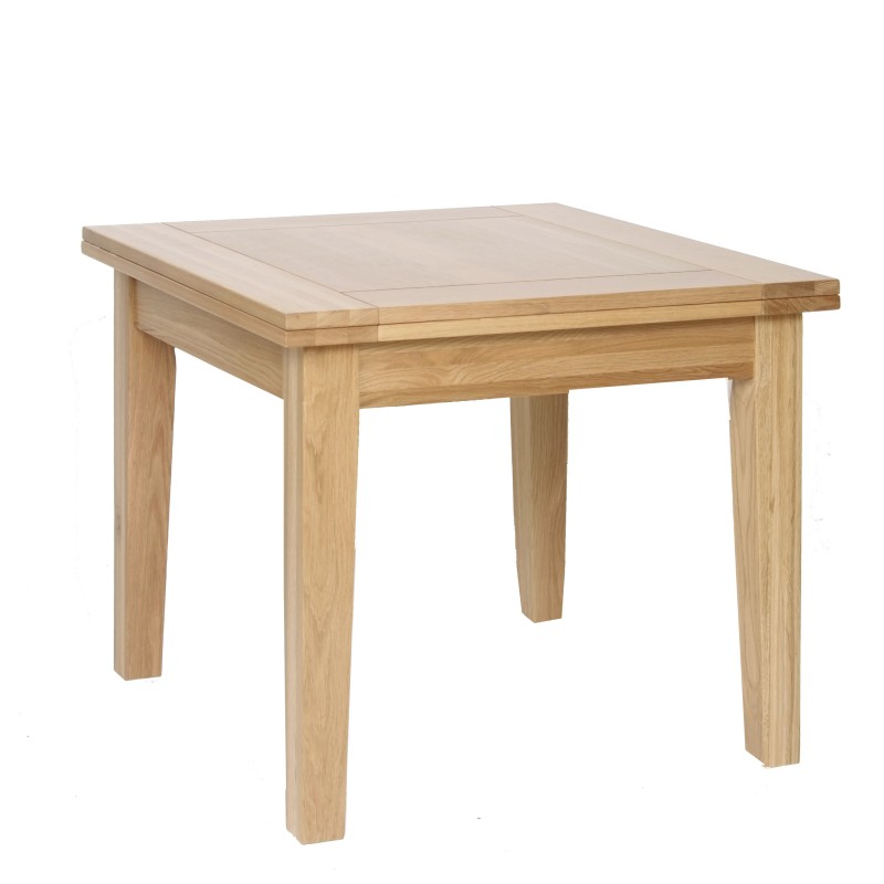 Devonshire New Oak Small Flip Top Extendable Table